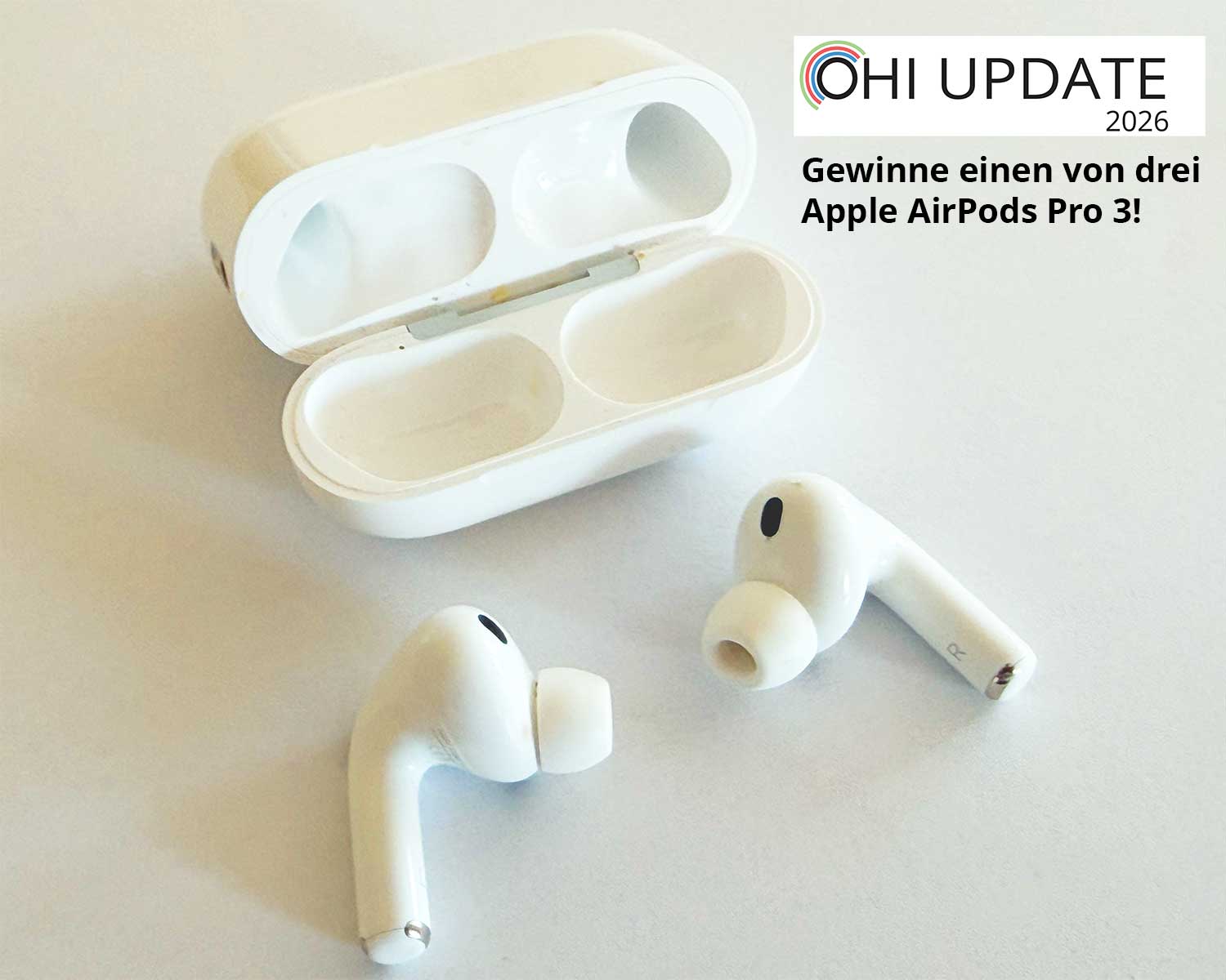 Gewinne einen von drei Apple AirPods Pro 3